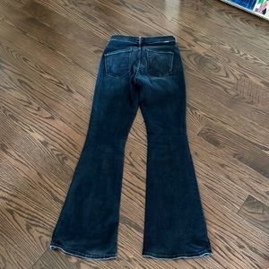 Mother denim high waisted flared jeans